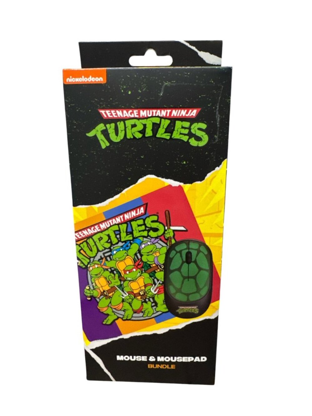 Teenage Mutant Ninja Turtles Wireless Mouse and Mousepad Bundle With Ergonomic D